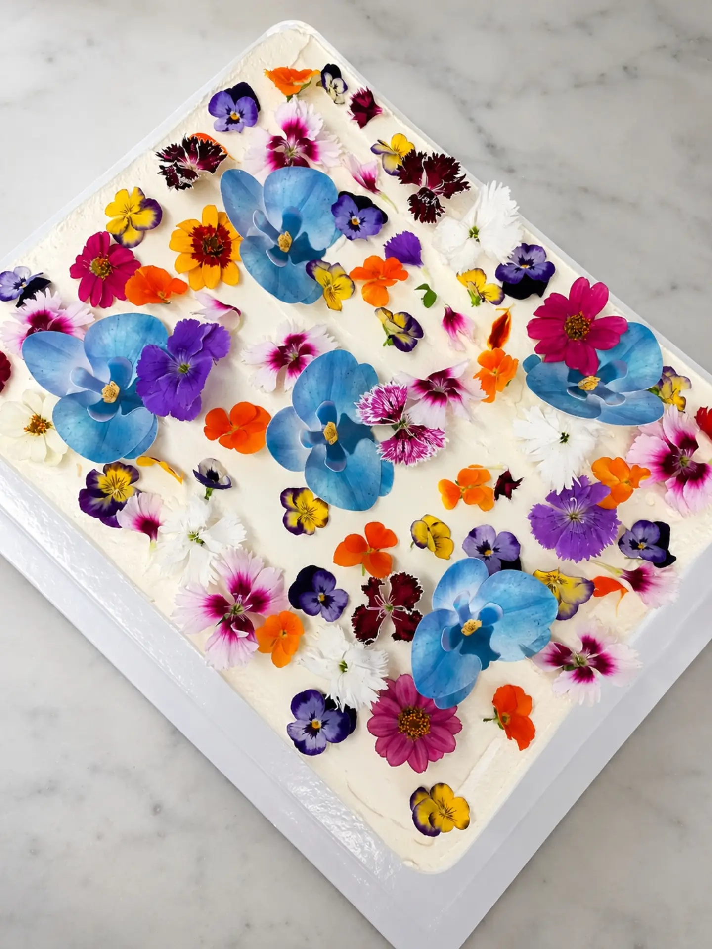 Bolos com flores
